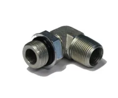 ADAPT. 90° MÂLE ORB 1 / 4&Prime; X MÂLE NPT 1 / 8&Prime;