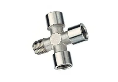 ADAPT. CROIX MÂLE NPT X FEM NPT X FEM NPT X FEM NPT 1 / 8&Prime;