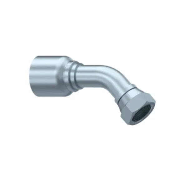RACCORD 45° UNE PIÈCE FEM BSPP 60° + O&rsquo;RING Série B43