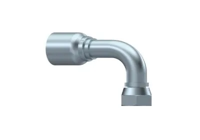RACCORD 90° UNE PIÈCE FEM BSPP 60° + O&rsquo;RING Série B43