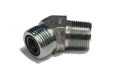ADAPT. 45° MÂLE ORFS 1 / 4&Prime; X MÂLE NPT 1 / 8&Prime;
