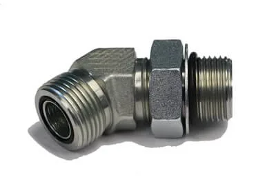 ADAPT. 45° MÂLE ORFS 1 / 4&Prime; X MÂLE ORB 1 / 4&Prime;