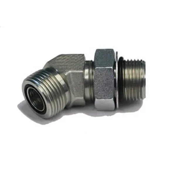 ADAPT. 45° MÂLE ORFS 1 / 4&Prime; X MÂLE ORB 1 / 4&Prime;