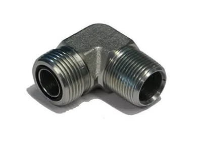 ADAPT. 90° MÂLE ORFS 1 / 4&Prime; X MÂLE NPT 1 / 8&Prime;