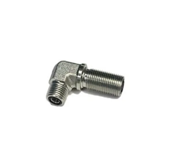 ADAPT. 90° MÂLE ORFS 1 / 4&Prime; X MÂLE ORFS PASSE CLOISON 1 / 4&Prime;