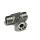ADAPT « BRANCH TEE » MÂLE ORFS 1 / 4&Prime; X FEM ORFS TOURNANT 1 / 4&Prime;