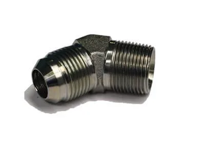 ADAPT. 45° MÂLE JIC 3 / 16&Prime; X MÂLE NPT 1 / 8&Prime;