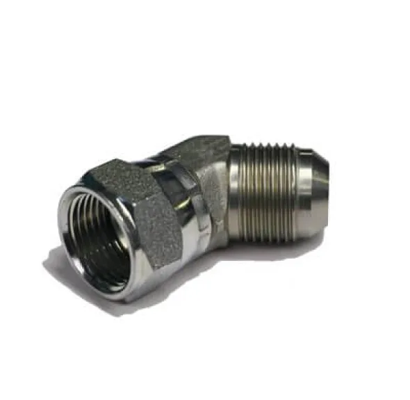 ADAPT. 45° FEM JIC TOURNANT 1 / 4&Prime; X MÂLE JIC 1 / 4&Prime;