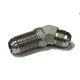 ADAPT. 45° PASSE CLOISON MÂLE JIC 3 / 16&Prime; X MÂLE JIC 3 / 16&Prime;