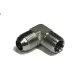 ADAPT. 90° MÂLE JIC 3 / 16&Prime; X MÂLE NPT 1 / 8&Prime;