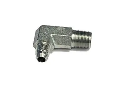 ADAPT. 90° MÂLE JIC 1 / 4&Prime; X MÂLE NPT 1 / 8&Prime; LONG