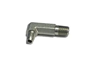 ADAPT. 90° MÂLE JIC 1 / 4&Prime; X MÂLE NPT 1 / 8&Prime; EXTRA LONG