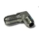 ADAPT. 90° PASSE CLOISON MÂLE JIC 3 / 16&Prime; X MÂLE JIC 3 / 16&Prime;