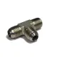 ADAPT. « RUN TEE » MÂLE JIC 1 / 4&Prime; X MÂLE NPT 1 / 8&Prime;