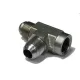 ADAPT. « RUN TEE » MÂLE JIC 1 / 4&Prime; X FEM NPT 1 / 8&Prime;