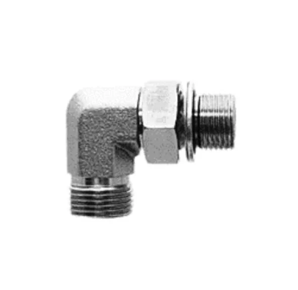 ADAPT. 90° MÂLE ORFS 1 / 4&Prime; X MÂLE MÉTRIQUE 10MM X 1.0