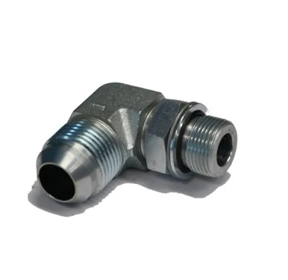 ADAPT. 90° MÂLE JIC 1 / 4&Prime; X MÂLE MÉT. AJUST M10 X 1.0