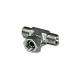 ADAPT. « BRANCH TEE » MÂLE BSPP 1 / 8&Prime; X FEM BSPP TOURNANT 1 / 8&Prime;