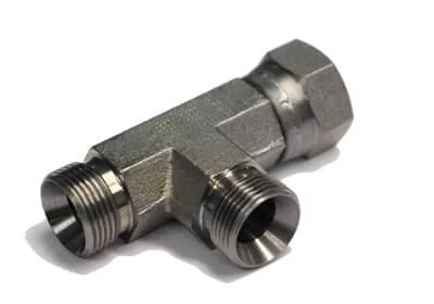 ADAPT. « RUN TEE » MÂLE BSPP 1 / 8&Prime; X FEM BSPP TOURNANT 1 / 8&Prime;