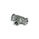 ADAPT. « BRANCH TEE » FEM NPT TOURNANT 1 / 8&Prime; X FEM NPT 1 / 8&Prime;