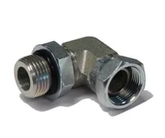 ADAPT. 90° MÂLE ORB 1 / 4&Prime; X FEM NPT TOURNANT 1 / 4&Prime;