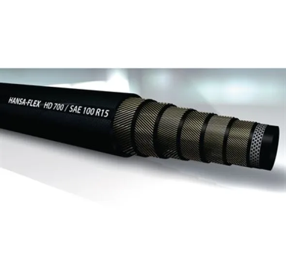 BOYAU 4-6 BRINS ACIER SAE 100R15 5 / 8&Prime; / PI