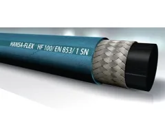 BOYAU PRESSION EAU CHAUDE (BLEU) 1 BRIN ACIER 3 / 8