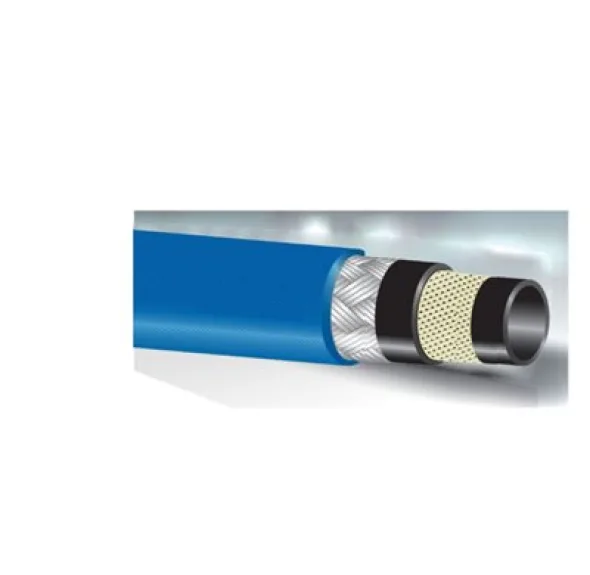 BOYAU 1 BRIN ACIER 100R5 HAUTE TEMPÉRATURE (BLEU) 5 / 8