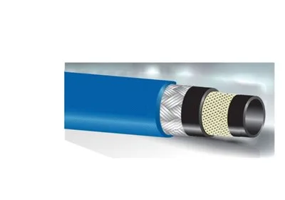 BOYAU 1 BRIN ACIER 100R5 HAUTE TEMPÉRATURE (BLEU) 7 / 8&Prime; / PI