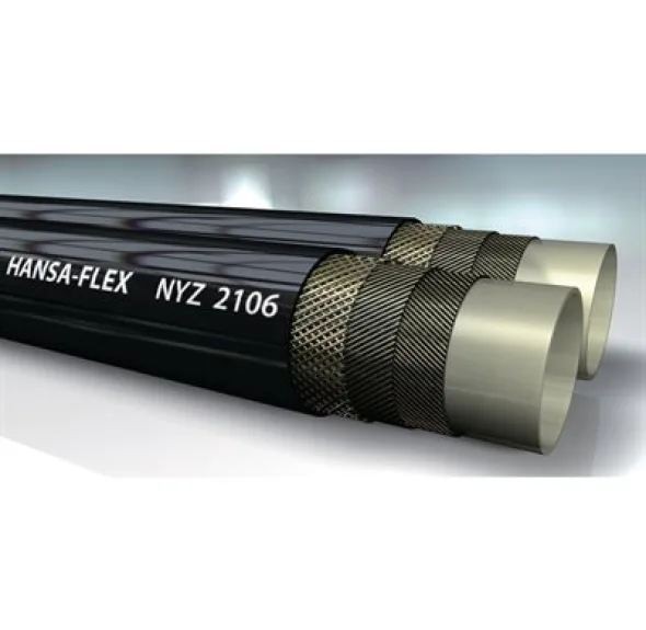 BOYAU THERMO DOUBLE TRÈS HAUTE PRESSION BLEU+JAUNE 1 / 4&Prime; / PI