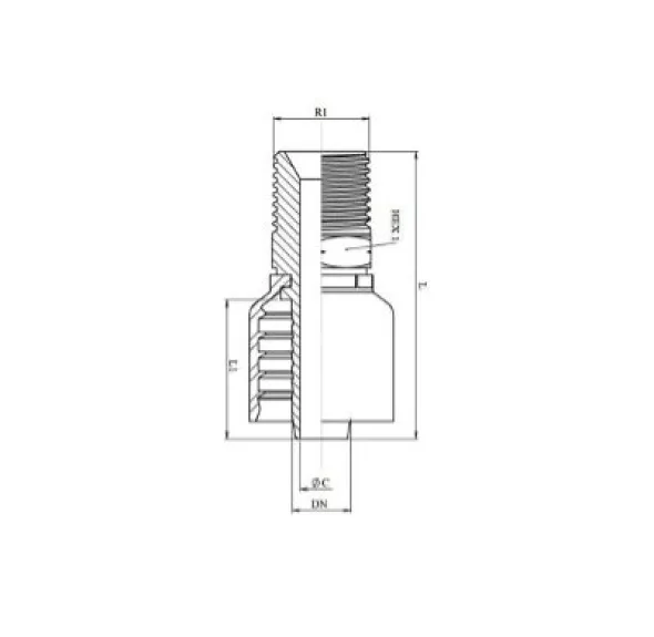 RACCORD UNE PIÈCE MÂLE NPT Série BWS