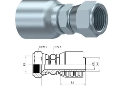 Raccords Série B43 compatible avec boyau 1 & 2 brins
