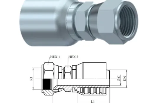 Raccords Série B43 compatible avec boyau 1 & 2 brins