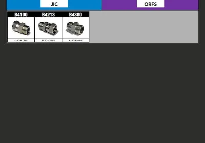 Adaptateurs FILETS JIC & ORFS