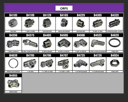 Adaptateurs FILETS ORFS