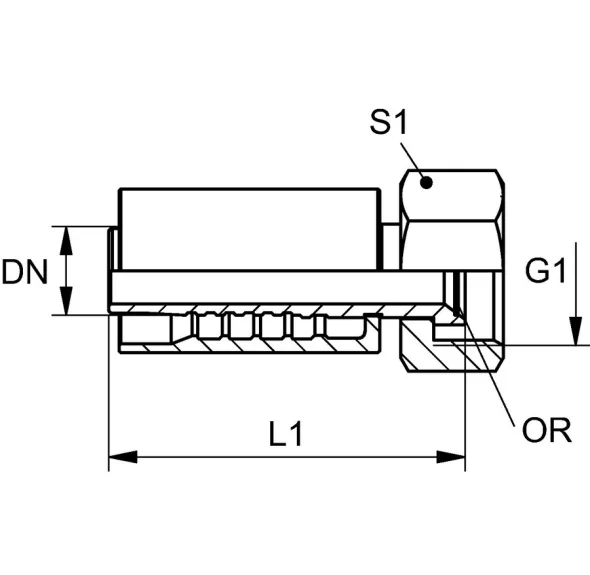 PA 7** AOJ (Femelle JIC avec O-ring)