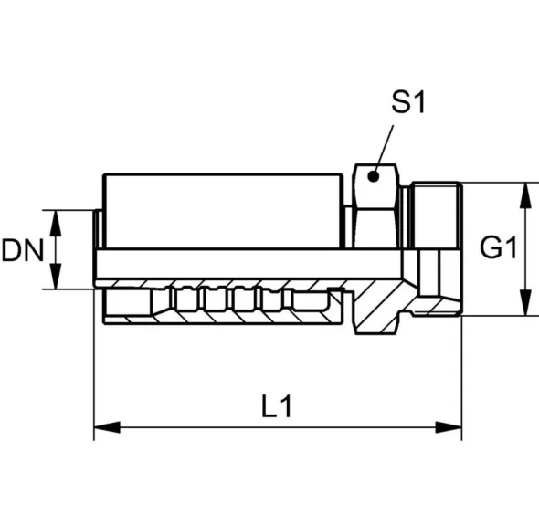PA 7** HL KO (Mâle Métrique léger – KOBELCO)