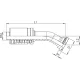 RACCORD 30° CODE 62 1&Prime; X 1&Prime; LONGUE PORTÉE 30 MM