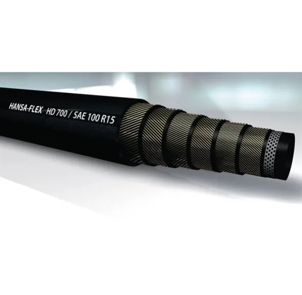 Hydraulic 4-6 spirals of high-tensile steel wire