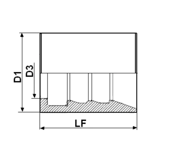 FERRULE 1-2 BRINS 1SN 1 / 4