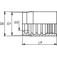 FERRULE THERMOPLASTIQUE TRÈS HAUTE PRESSION 1 / 4&Prime;