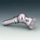 RACCORD 45° COMPACT FEM BSPP CÔNE 60° 1 / 4&Prime; X 1 / 4&Prime;