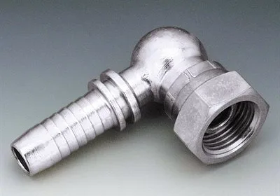 RACCORD 90° COMPACT FEM BSPP CÔNE 60° 1 / 4&Prime; X 1 / 4&Prime;