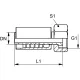 RACCORD FEM ORFS 1 / 4&Prime; X 1 / 4&Prime;