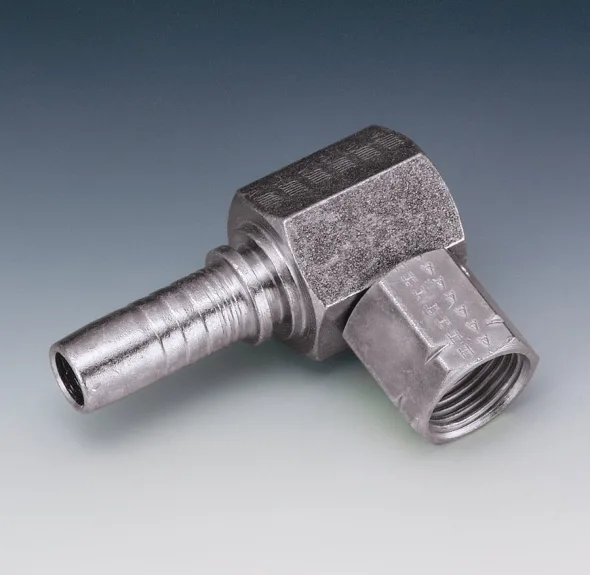 RACCORD 90° FEM JIC COMPACT 1 / 4&Prime; X 1 / 4&Prime;