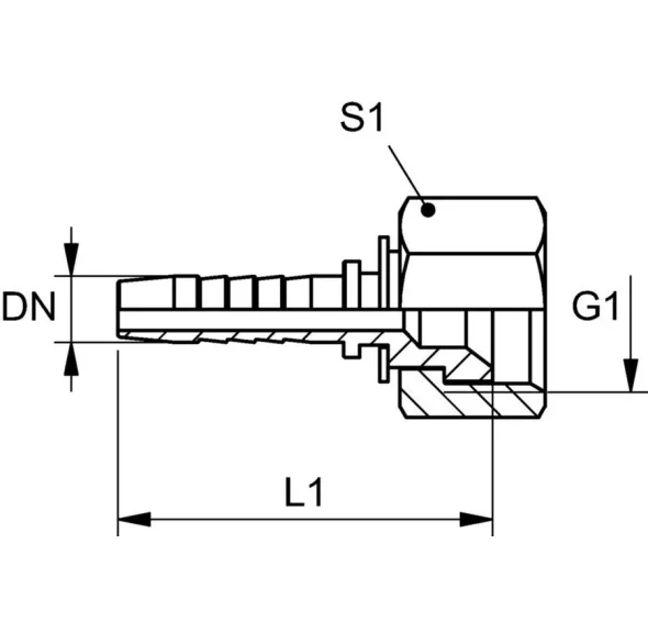 PN ALI (Femelle JIS – KOMATSU)