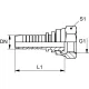 RACCORD FEM NPT TOURNANT 1 / 4&Prime; X 1 / 4&Prime;