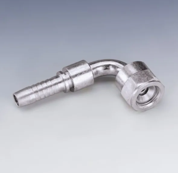 RACCORD 90° FEM JIC ÉVASÉE 45° 3 / 8&Prime; X 3 / 8&Prime;