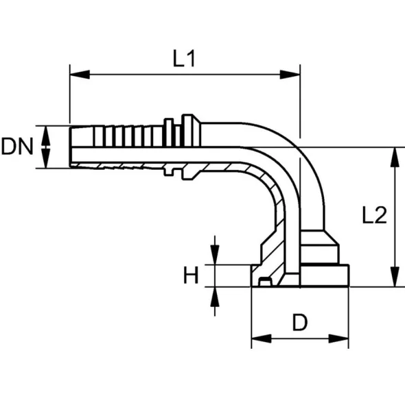 PN SF9 90 (Code CAT ANGLE 90°)