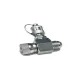 ADAPT. « TEE » M JIC 1 / 4&Prime; X F JIC 1 / 4&Prime; X F SAE TEST M16X2